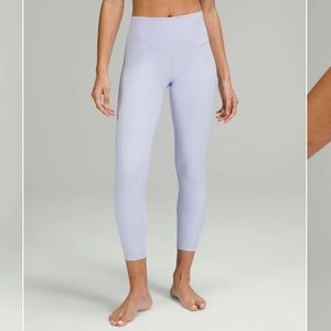Lululemon Wunder Under High-Rise Tight 25” Pastel Blue